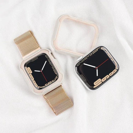 Detachable Two-Tone Protective Case For Apple Watch 41mm/40mm