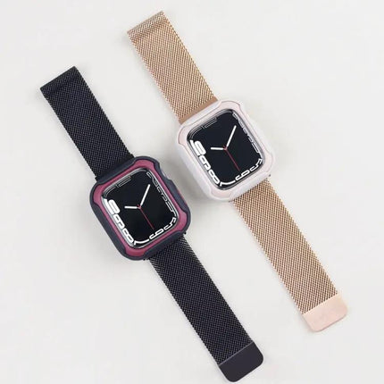 Detachable Two-Tone Protective Case For Apple Watch 41mm/40mm
