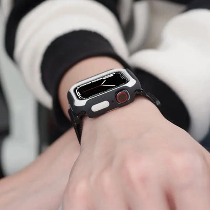 Detachable Two-Tone Protective Case For Apple Watch 41mm/40mm