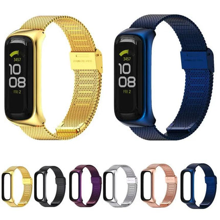 MIJOBS Milan Buckle Stainless Steel Strap For Galaxy Fit 2