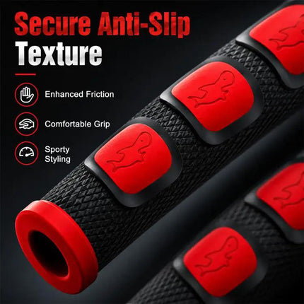 PVC Horn Shape Hand Grip Covers For Motorcycle 2 Pack