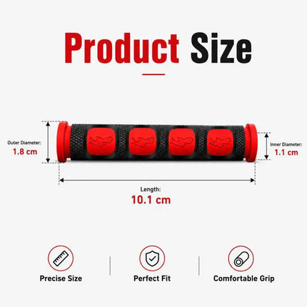 PVC Horn Shape Hand Grip Covers For Motorcycle 2 Pack