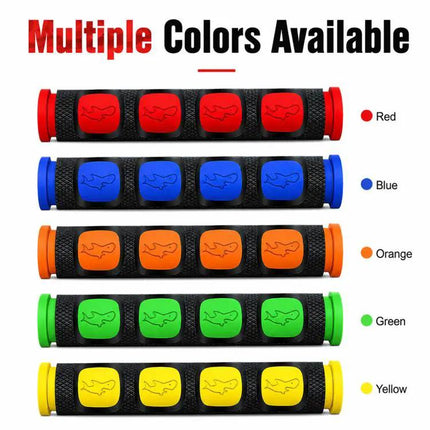 PVC Horn Shape Hand Grip Covers For Motorcycle 2 Pack