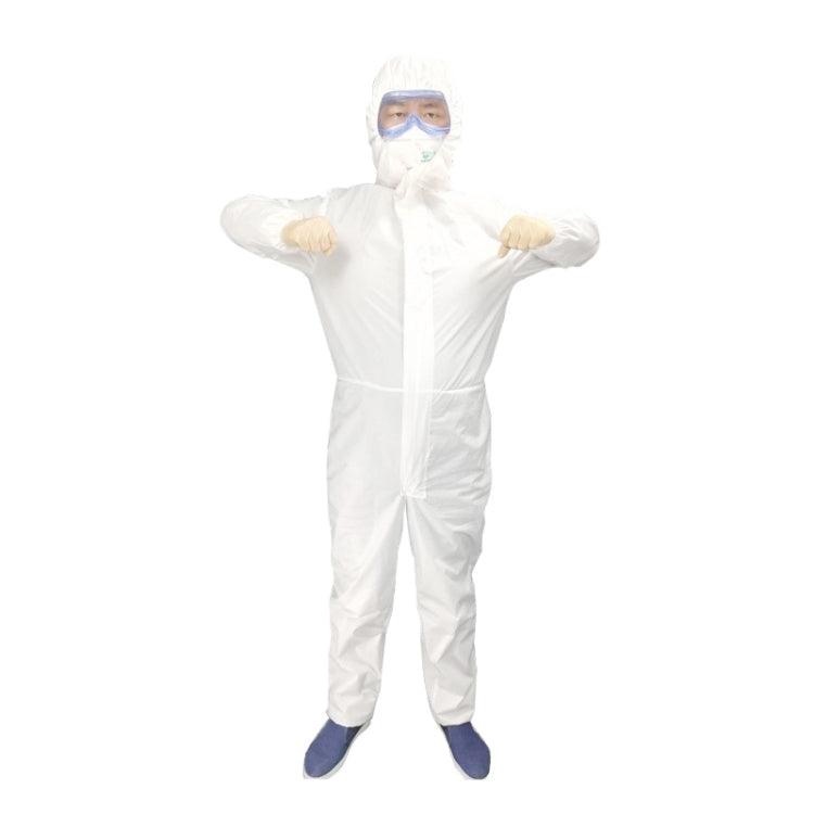 Premium Breathable Waterproof Isolation Suit - Disposable SF Non-woven Safety Gear 185cm XXXL