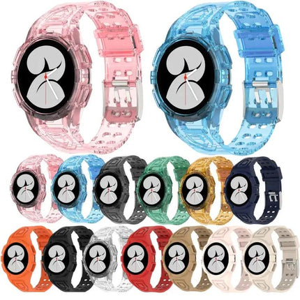 Silicone Integrated Watch Band Case For Galaxy Watch4 44mm