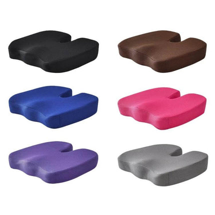 Soft U-Shaped Ergonomic Seat Cushion, Mesh Style For Everyday Comfort - six color mesh U-shaped memory foam seat cushions for office, car, gaming