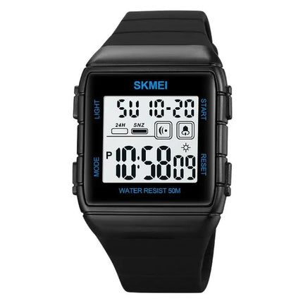 SKMEI Everyday Waterproof Watch with Silicone Strap