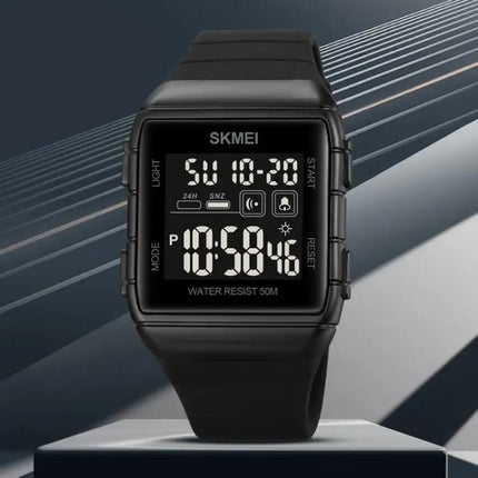SKMEI Everyday Waterproof Watch with Silicone Strap