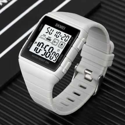 SKMEI Everyday Waterproof Watch with Silicone Strap