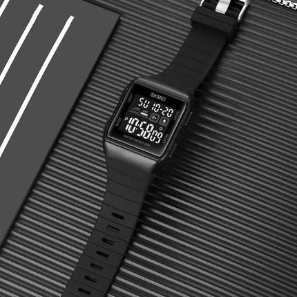 SKMEI Everyday Waterproof Watch with Silicone Strap