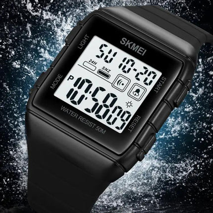 SKMEI Everyday Waterproof Watch with Silicone Strap