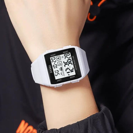 SKMEI Everyday Waterproof Watch with Silicone Strap