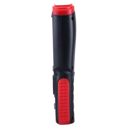 Benetech Handheld Anemometer for Wind Speed and Temperature Use - handheld black and red instrument side view for outdoor and HVAC measurements