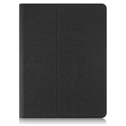 Universal Leather Case for 10-Inch Tablets with Flip Design and Pen Slot - black protective folio with pen slot and secure flip cover