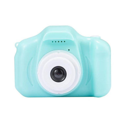 Children's Digital Camera for Kids' Photography and Games - mint blue compact kid-friendly camera for photos, videos and built-in games
