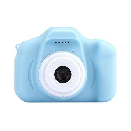 Children's Digital Camera for Kids' Photography and Games - compact blue kid-friendly camera with simple controls for photos, videos, and games