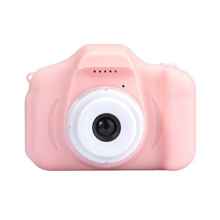 Children's Digital Camera for Kids' Photography and Games - pink compact kids camera for photos, videos and built-in games