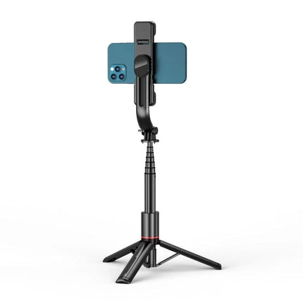 Extendable selfie stick for daily photos and videos on trips or at home with built-in lights, tripod base and adjustable phone mount