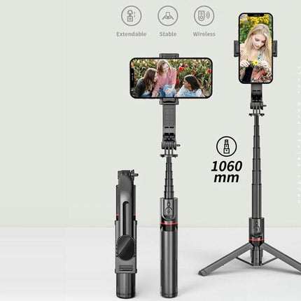 Selfie Stick Tripod for Everyday Photo Capture Moments – compact extendable 1060mm smartphone tripod and selfie stick for steady group shots