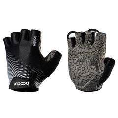 BOODUN 1096 Guantes de fitness antideslizantes y transpirables con agarre de silicona resistente al desgaste