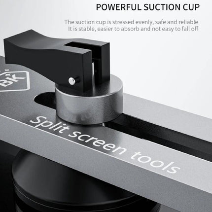 TBK Heat-Free Screen Disassembly Tool for Safe Repairs showing powerful suction cup and split screen tool clamp