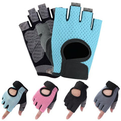 Breathable Thin Sports Gloves for Cycling - Non-slip Half-finger Design