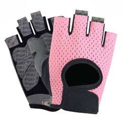 Breathable Thin Sports Gloves for Cycling - Non-slip Half-finger Design