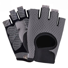 Breathable Thin Sports Gloves for Cycling - Non-slip Half-finger Design