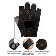 Breathable Thin Sports Gloves for Cycling - Non-slip Half-finger Design