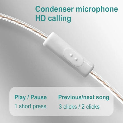 KZ In-Ear Wired Headphones For Running Commuting Everyday with inline mic remote for play pause controls