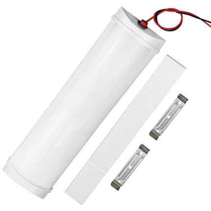 Truck Cabin LED Reading Light For Interior Use Two Install Options slim white LED tube with stainless steel buckle and adhesive tape mounting accessories