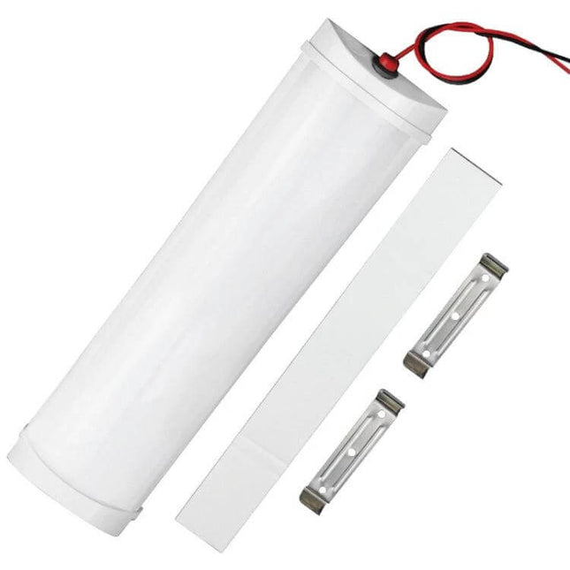 Truck Cabin LED Reading Light For Interior Use Two Install Options slim white LED tube with stainless steel buckle and adhesive tape mounting accessories