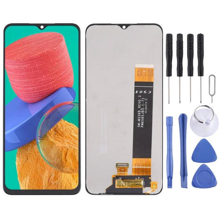 Replacement Screen for Everyday Samsung Phone Repairs - Samsung Galaxy A12 Nacho SM-A127F LCD touch assembly with repair tools