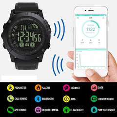 SPOVAN PR1-2 1.24-Inch IP68 Waterproof Bluetooth Sport Smart Watch with Sleep Monitoring and Call Alerts