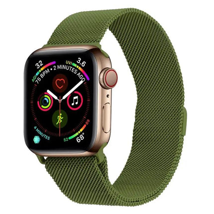 Milanese Stainless Steel Apple Watch Band Adjustable 38-45mm