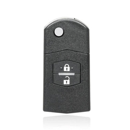 Mazda Car Key Shell Cover for 2-Button and 3-Button Key black replacement outer housing for worn cracked key cover