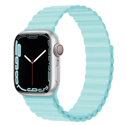Silicone Magnetic Watch Band For Apple Watch 38-45mm