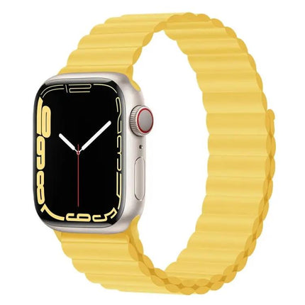 Silicone Magnetic Watch Band For Apple Watch 38-45mm
