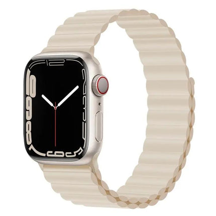 Silicone Magnetic Watch Band For Apple Watch 38-45mm