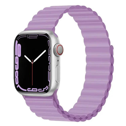 Silicone Magnetic Watch Band For Apple Watch 38-45mm