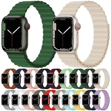 Silicone Magnetic Replacement Band For Apple Watch 38-41mm