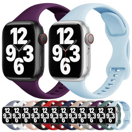 Butterfly Buckle Apple Watch Band Adjustable 38-45mm