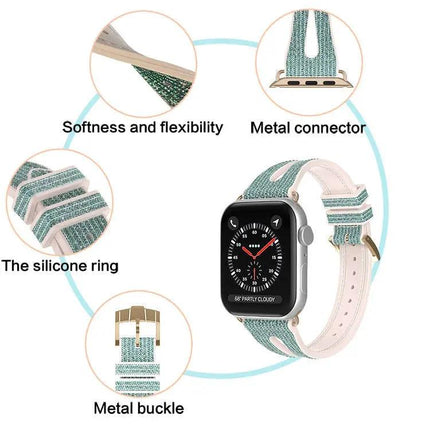 Slim Glitter Band For Apple Watch 38/40/41/42/44/45mm