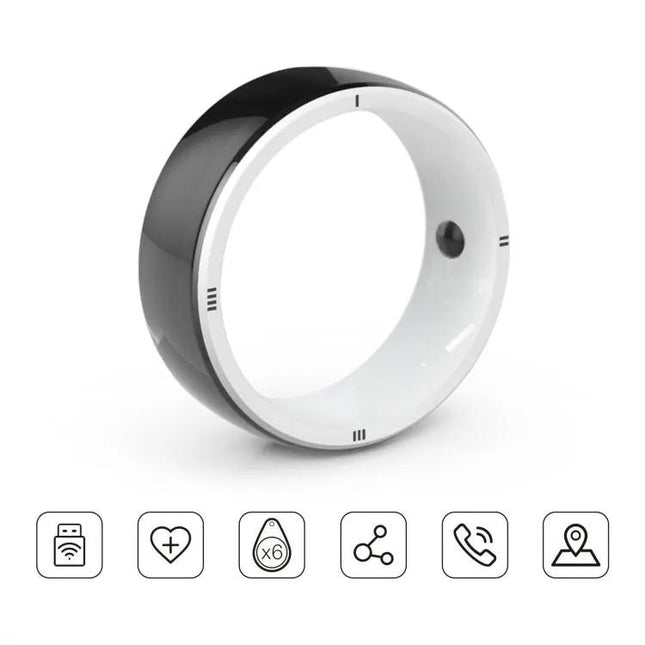 JAKCOM Ceramic Smart Ring Two Tone Tai Chi Design Sizes S M L | Syndmart