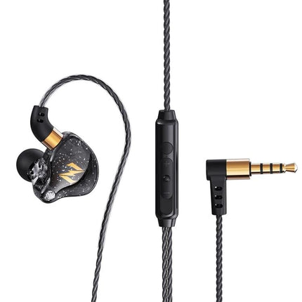 QKZ Zen Wired In Ear Earphones With Microphone For Commuting compact 11mm driver inline mic controls