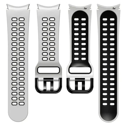 Double-Row Silicone Perforated Band For Galaxy Watch 40/45mm