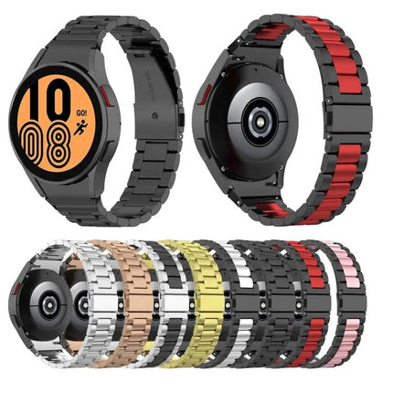 Three-Link Steel Watch Band For Samsung Galaxy 40/45mm