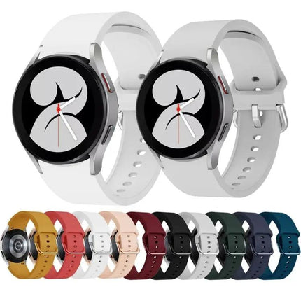 Colorful Silicone Buckle Band For Galaxy Watch 40/44/45mm