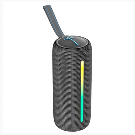 HOPESTAR Portable Bluetooth Speaker For Outdoor And Home Use compact splash-resistant speaker with strap and LED light