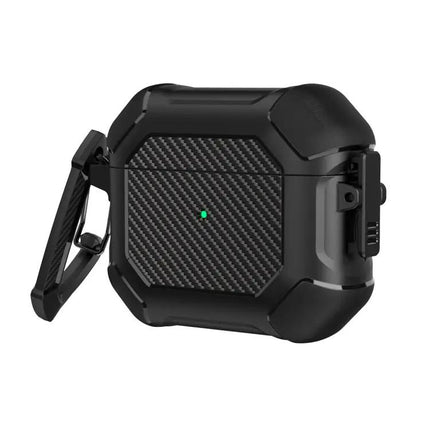 Durable AirPods 3 Cover with Carabiner for Daily Travel